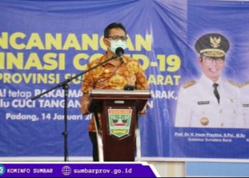 Gubernur Sumbar: Stop Hoaks Soal Vaksin Corona