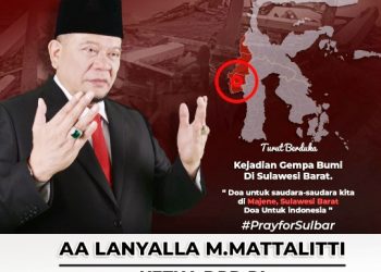 Gempa Sulawesi Barat, LaNyalla: Pemerintah Pusat Harus Cepat Hadir di Lokasi