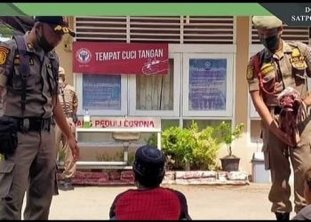 Resahkan Pengguna Jalan, “Pak Ogah” Diamankan Satpol PP