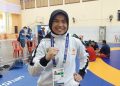 Atlet Gulat Sumbar Delfita Raih Medali Perak