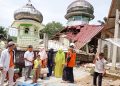 Datang Langsung ke Lokasi, Nevi Zuarina Lihat Masjid yang Hancur Akibat Gempa