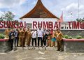 Nagari Sungai Rumbai Timur dan SMAN 1 Sitiung Pede Terbaik dari Monev KI Sumbar