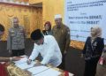 Kemenag Pasaman Barat Teken Mou dengan Perpustakaan Nasional RI tentang Gerakan Membaca dan Menulis