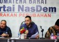Matangkan Persiapan Kunjungan Capres Anies Baswedan, NasDem Sumbar Gelar Rapat dengan Relawan