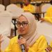 Caleg DPRD Sumbar Partai Golkar Devi Diany Konsen Pemberdayaan Perempuan dan Anak Kota Padang