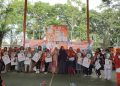 Nevi Zuairina Ikut Senam Massal Bersama Aktivis Ibu-ibu dan Remaja Putri Payakumbuh