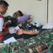 Satgas YTP 411 Kostrad Gelar Donor Darah di Tengah Latihan Intensif