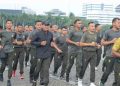 Bangun Kebersamaan, Pangkostrad Letjen TNI Mohammad Fadjar Olahraga Lari Bersama Prajurit