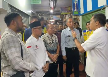 Kunjungan Kerja ke Sumut, Menteri PU Dody Tinjau Pusat Pasar Medan dan Underpass Gatot Subroto