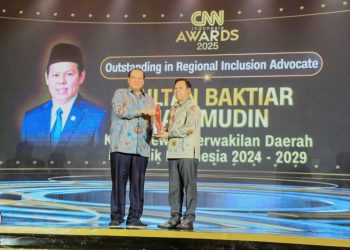 Dianugerahi CNN Award, Sultan: Komitmen Dukung dan Kawal Program Asta Cita di Daerah