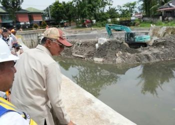 Menteri PU Dody Tinjau Pengerjaan Floodway Sikambing yang Mampu Reduksi Banjir Kota Medan dan Belawan