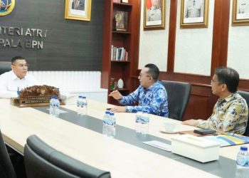 Bupati dan Rektor UIN Bertemu Wamen ATR/BPN Upayakan Alih Fungsi Lahan untuk Kampus UIN Mahmud Yunus