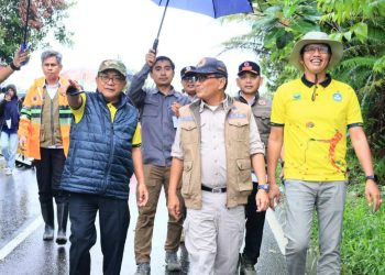 Sestama BNPB Rustian Tinjau Bencana Banjir di Padang Pariaman