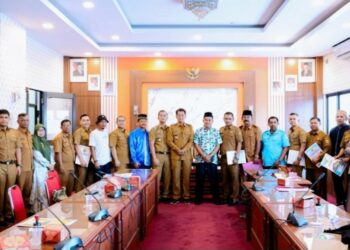 15 Kepala Desa di Pariaman Tanda Tangani Perjanjian Kerjasama dengan Yayasan Al-Mughny