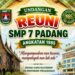 Bakal Pecah, Reuni Akbar 41 Tahun Angkatan 1985 SMPN 7 Padang Digelar 8 Agustus 2026