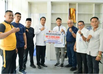 Sekda Agam Lepas Atlet Pencak Silat Furqon Habil Winata Mengikuti Pelatnas Persiapan SEA Games Malaysia 2027