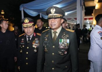 Dankodiklatad Letjen TNI Mohamad Hasan Hadiri Ziarah Nasional HUT ke-81 Kemerdekaan RI
