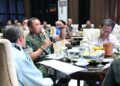Dankodiklatad Letjen TNI Mohamad Hasan Terima Audiensi Panitia Kejurnas Merpati Putih