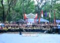 Bupati Eka Putra Kunjungi Kontingen Kwarcab 0304 Tanah Datar di Arena Jamnas XII Cibubur