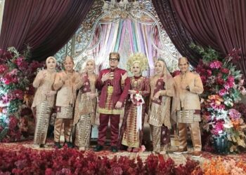Dirut Bank Nagari Gusti Candra Baminantu, Akad Nikah dan Resepsi Berlangsung Khidmat
