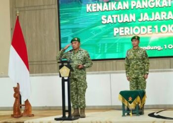 Dankodiklatad Letjen TNI Mohamad Hasan: Kenaikan Pangkat, Amanah untuk Tingkatkan Profesionalisme dan Integritas