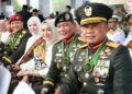 Dankodiklatad Letjen TNI Mohamad Hasan Hadiri Upacara Peringatan HUT ke-81 TNI