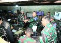 Dankodiklatad Letjen TNI Mohamad Hasan Tinjau Latihan Antar Kecabangan TNI AD di Nunukan