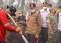 Perkuat Penanganan Karhutla, Kepala BNPB dan Kasad Kunjungi Kalimantan Tengah